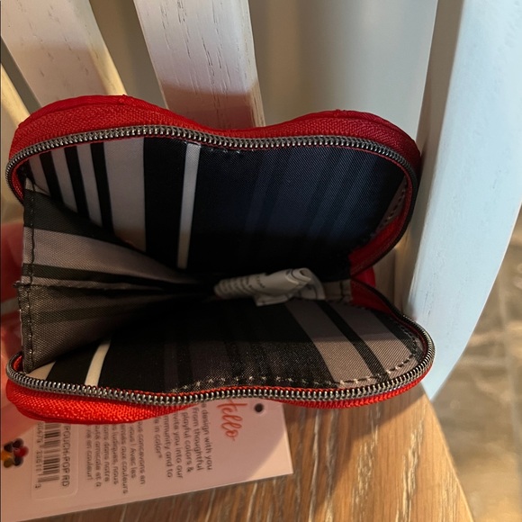 Set of TWISTER and HEART POUCH Poppy Red - Picture 4 of 6